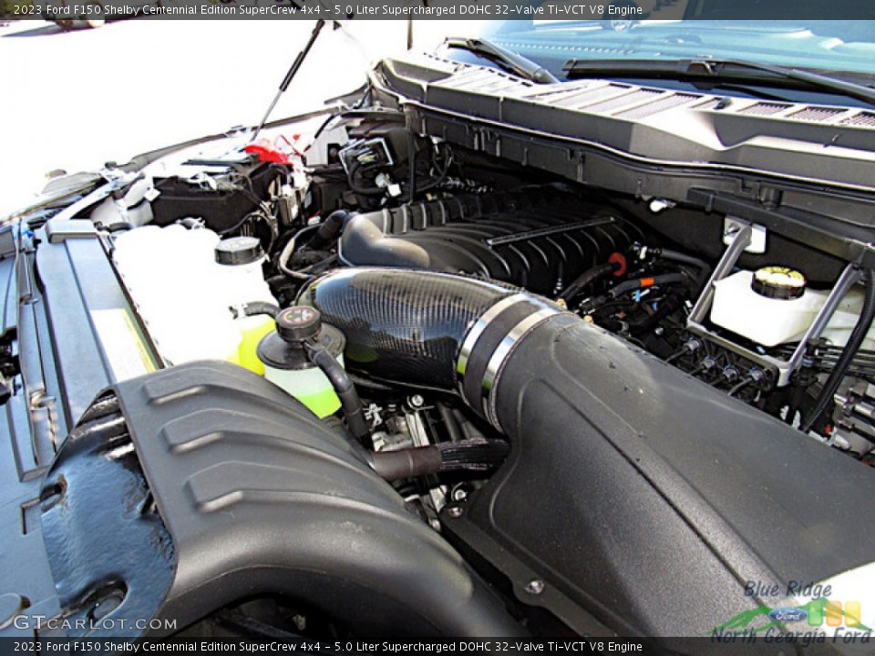 5.0 Liter Supercharged DOHC 32-Valve Ti-VCT V8 2023 Ford F150 Engine