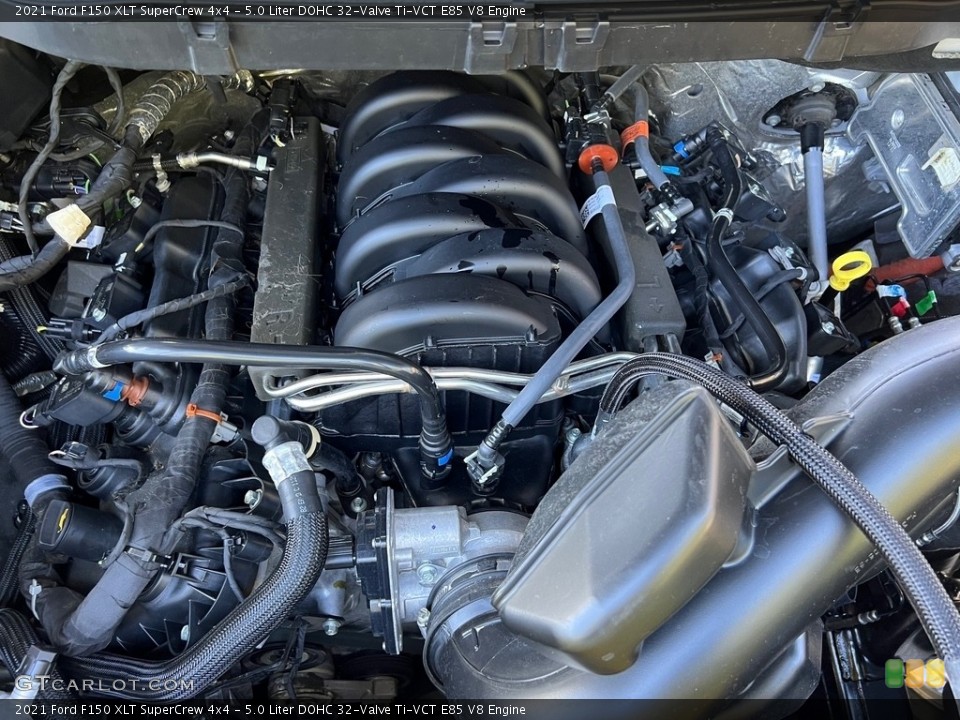 5.0 Liter DOHC 32-Valve Ti-VCT E85 V8 2021 Ford F150 Engine