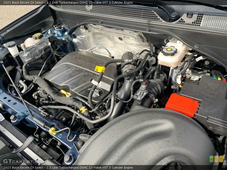 1.2 Liter Turbocharged DOHC 12-Valve VVT 3 Cylinder 2023 Buick Encore GX Engine