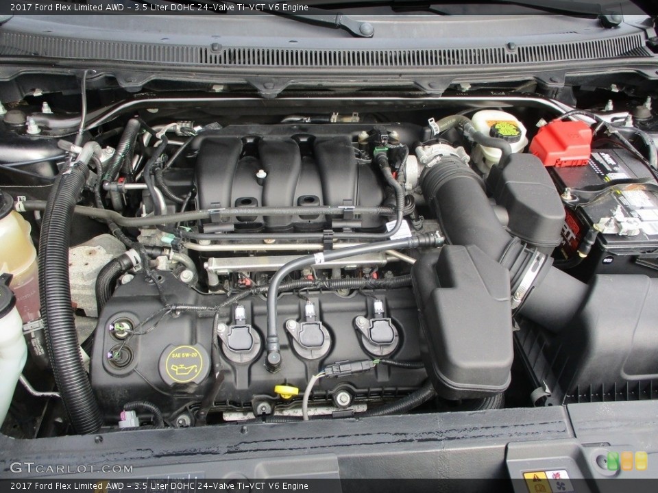 3.5 Liter DOHC 24-Valve Ti-VCT V6 2017 Ford Flex Engine