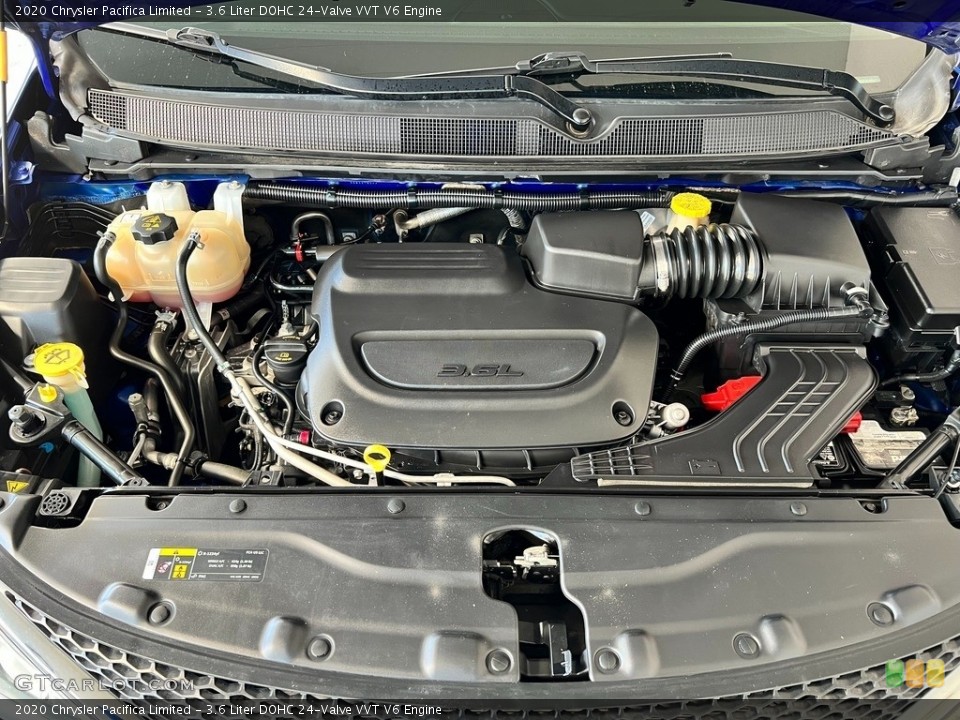 3.6 Liter DOHC 24-Valve VVT V6 2020 Chrysler Pacifica Engine