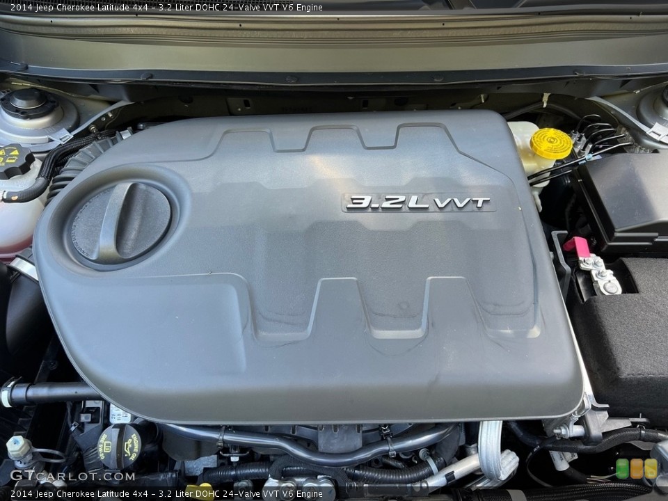 3.2 Liter DOHC 24-Valve VVT V6 2014 Jeep Cherokee Engine
