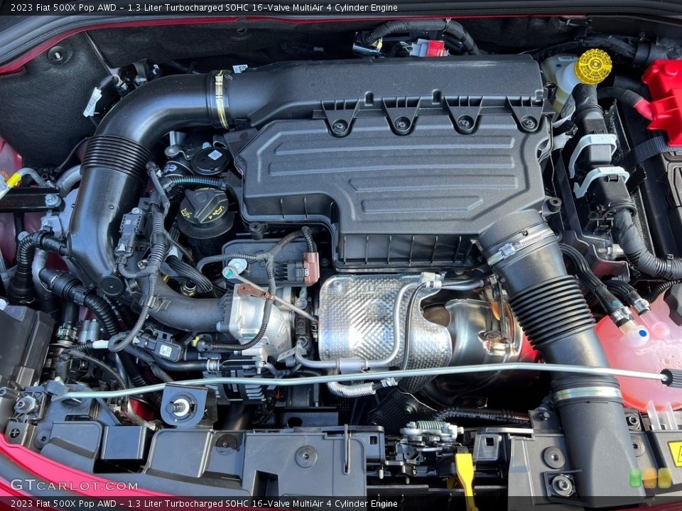 1.3 Liter Turbocharged SOHC 16-Valve MultiAir 4 Cylinder 2023 Fiat 500X Engine