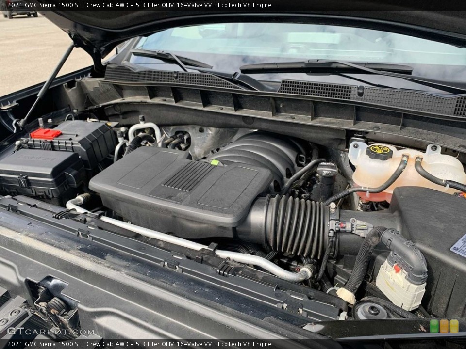 5.3 Liter OHV 16-Valve VVT EcoTech V8 2021 GMC Sierra 1500 Engine