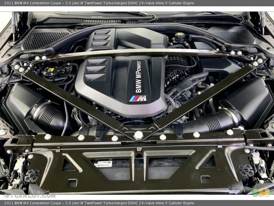 3.0 Liter M TwinPower Turbocharged DOHC 24-Valve Inline 6 Cylinder 2021 BMW M4 Engine