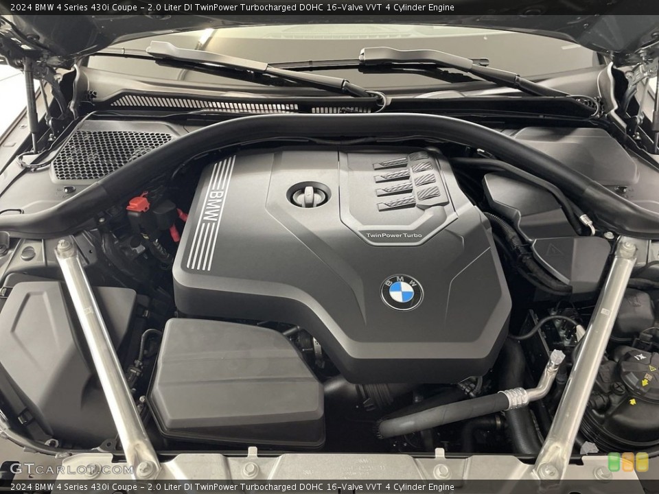 2.0 Liter DI TwinPower Turbocharged DOHC 16-Valve VVT 4 Cylinder 2024 BMW 4 Series Engine