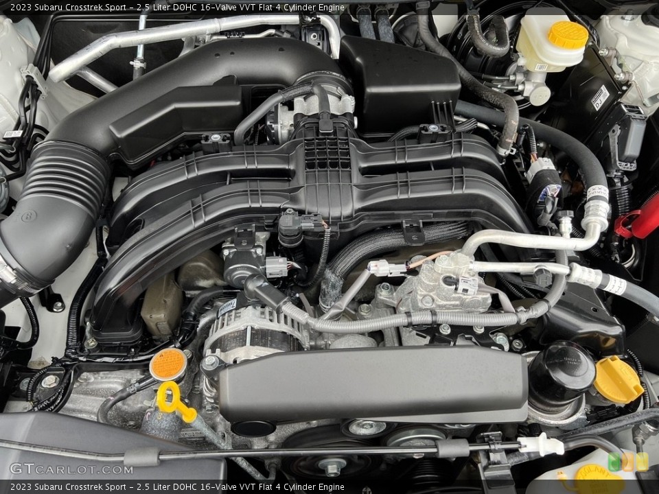 2.5 Liter DOHC 16-Valve VVT Flat 4 Cylinder 2023 Subaru Crosstrek Engine