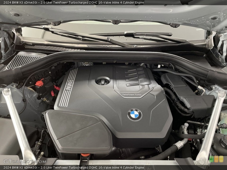 2.0 Liter TwinPower Turbocharged DOHC 16-Valve Inline 4 Cylinder 2024 BMW X3 Engine