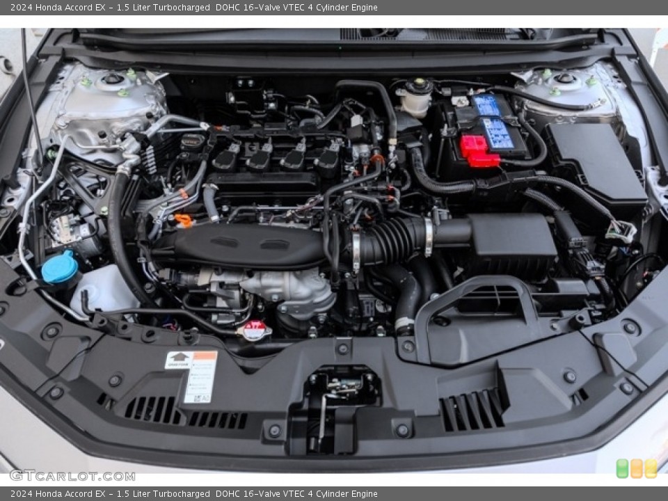 1.5 Liter Turbocharged  DOHC 16-Valve VTEC 4 Cylinder 2024 Honda Accord Engine