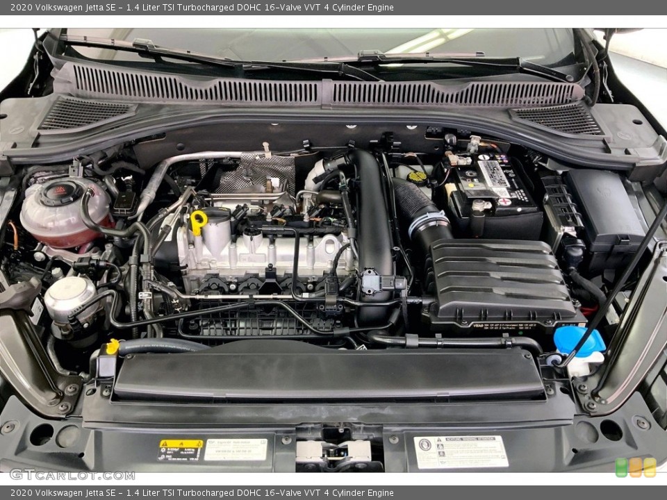 1.4 Liter TSI Turbocharged DOHC 16-Valve VVT 4 Cylinder 2020 Volkswagen Jetta Engine