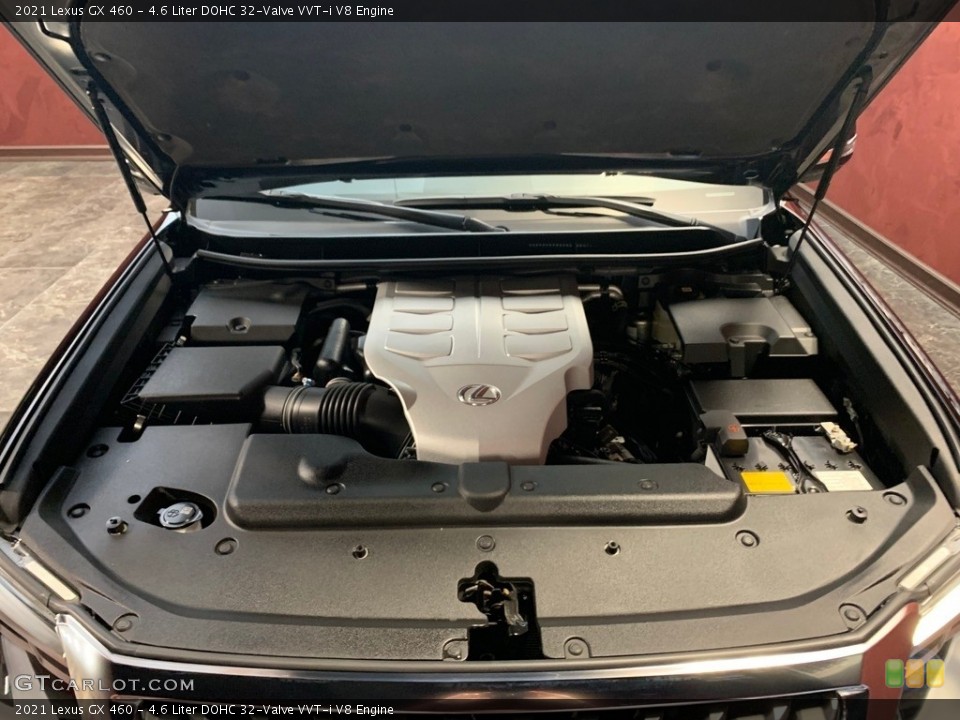 4.6 Liter DOHC 32-Valve VVT-i V8 2021 Lexus GX Engine