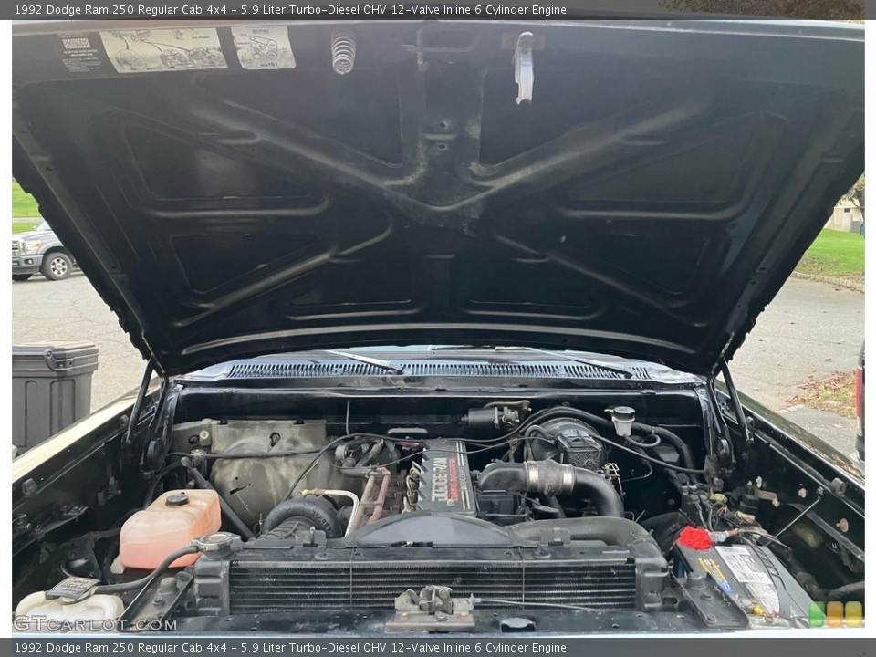 5.9 Liter Turbo-Diesel OHV 12-Valve Inline 6 Cylinder Engine for the 1992 Dodge Ram 250 #146702989