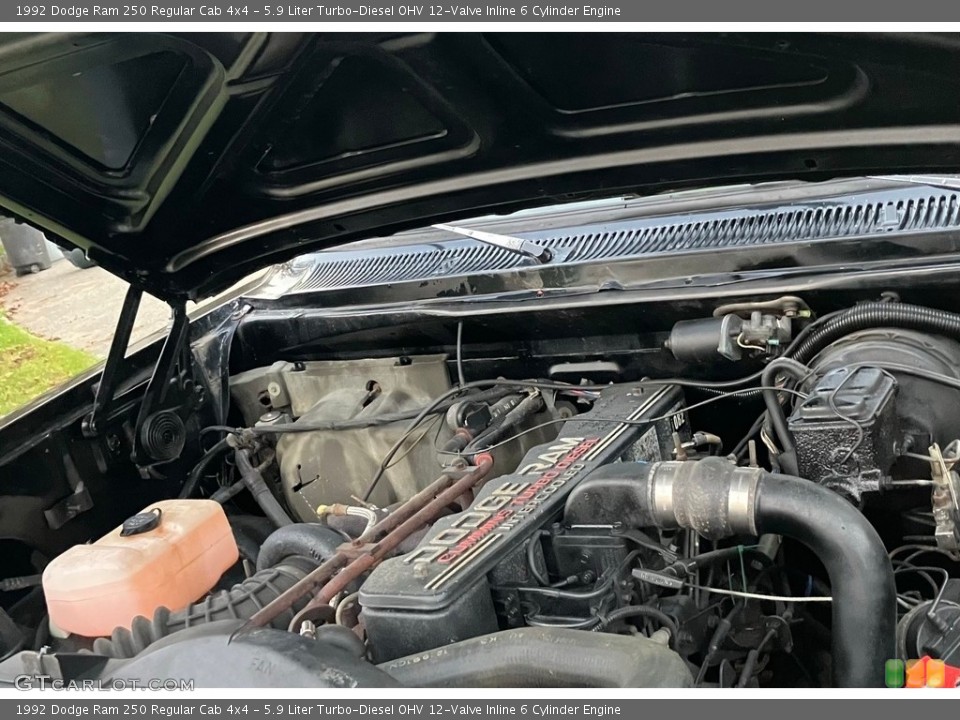 5.9 Liter Turbo-Diesel OHV 12-Valve Inline 6 Cylinder Engine for the 1992 Dodge Ram 250 #146703002