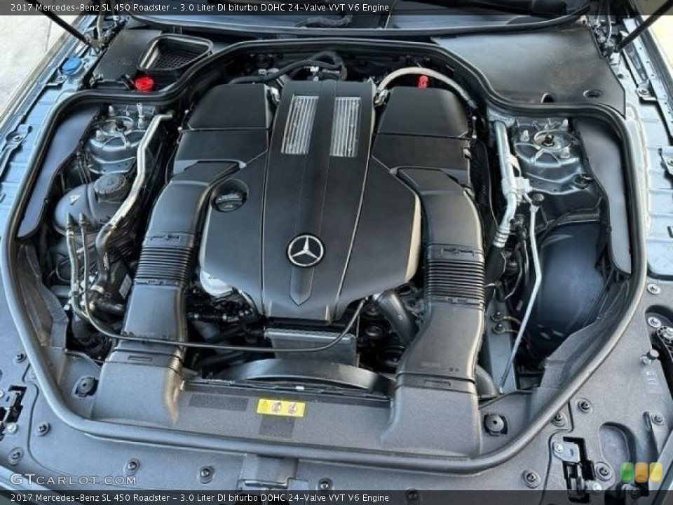 3.0 Liter DI biturbo DOHC 24-Valve VVT V6 2017 Mercedes-Benz SL Engine