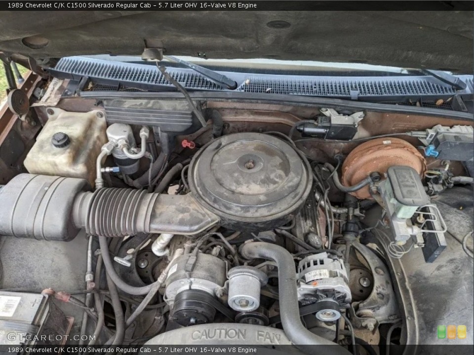 5.7 Liter OHV 16-Valve V8 Engine for the 1989 Chevrolet C/K #146723922