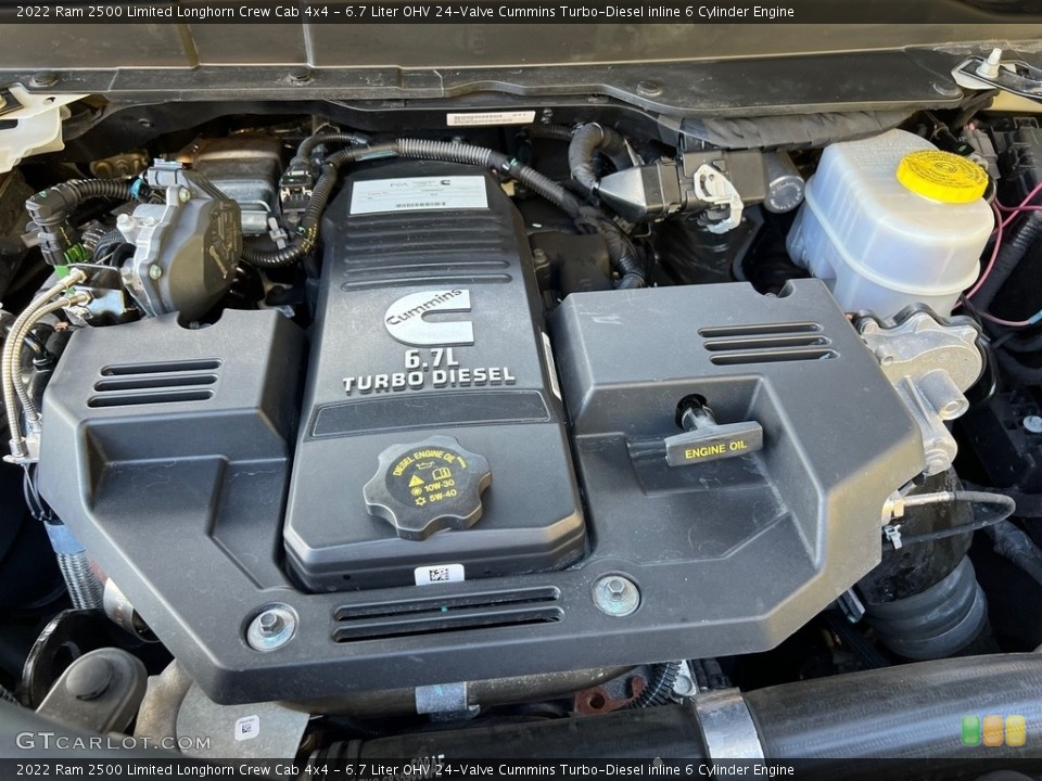 6.7 Liter OHV 24-Valve Cummins Turbo-Diesel inline 6 Cylinder Engine for the 2022 Ram 2500 #146728562