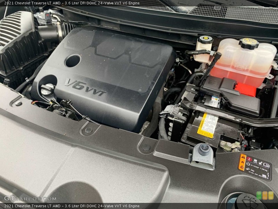 3.6 Liter DFI DOHC 24-Valve VVT V6 2021 Chevrolet Traverse Engine