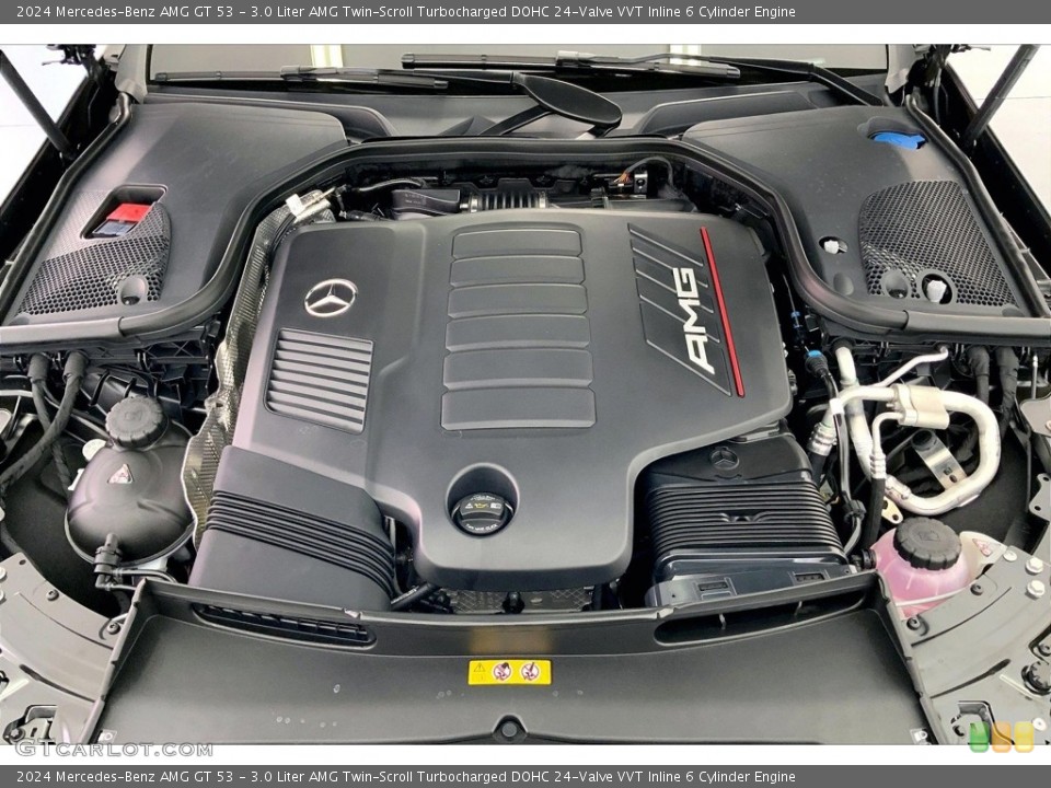 3.0 Liter AMG Twin-Scroll Turbocharged DOHC 24-Valve VVT Inline 6 Cylinder 2024 Mercedes-Benz AMG GT Engine