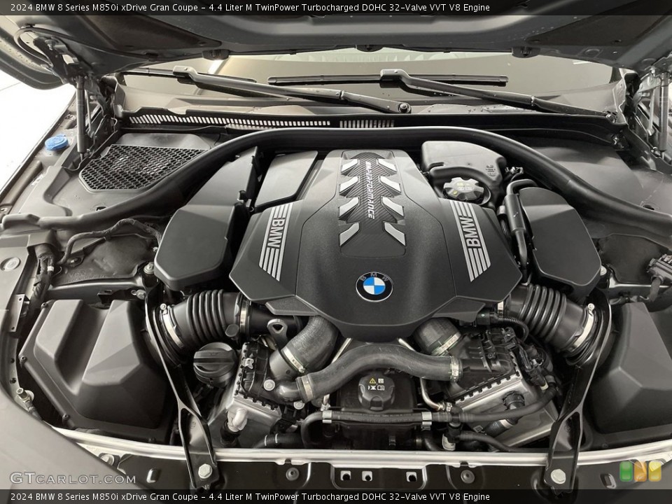 4.4 Liter M TwinPower Turbocharged DOHC 32-Valve VVT V8 2024 BMW 8 Series Engine