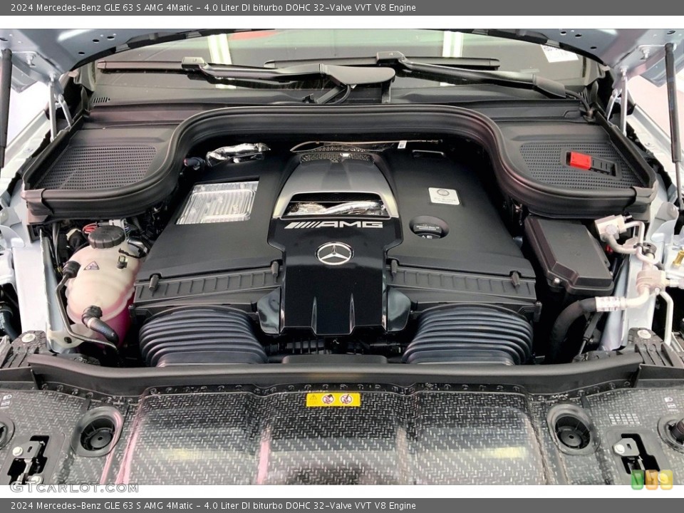 4.0 Liter DI biturbo DOHC 32-Valve VVT V8 2024 Mercedes-Benz GLE Engine