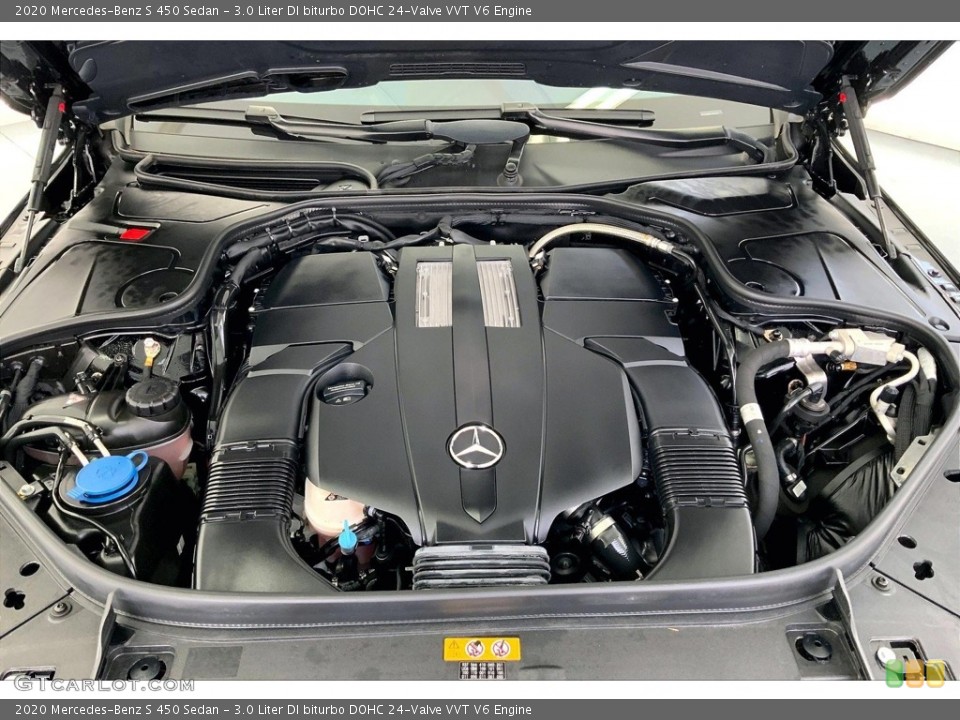 3.0 Liter DI biturbo DOHC 24-Valve VVT V6 2020 Mercedes-Benz S Engine