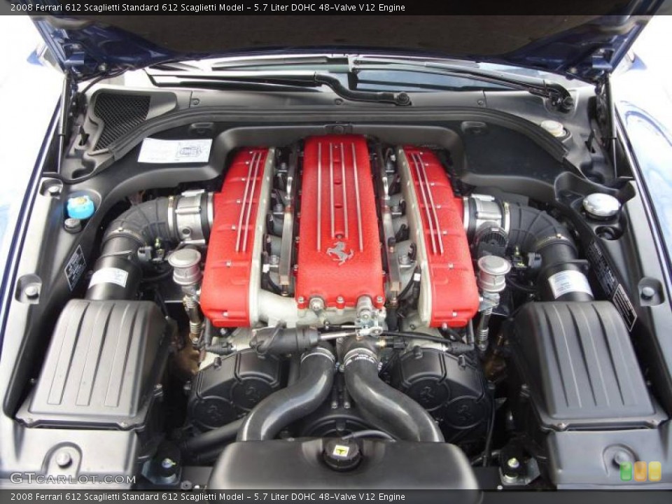 5.7 Liter DOHC 48-Valve V12 Engine for the 2008 Ferrari 612 Scaglietti #14799597
