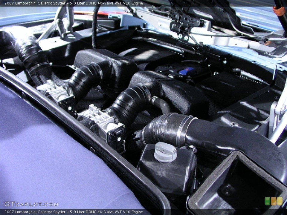 5.0 Liter DOHC 40-Valve VVT V10 Engine for the 2007 Lamborghini Gallardo #150098