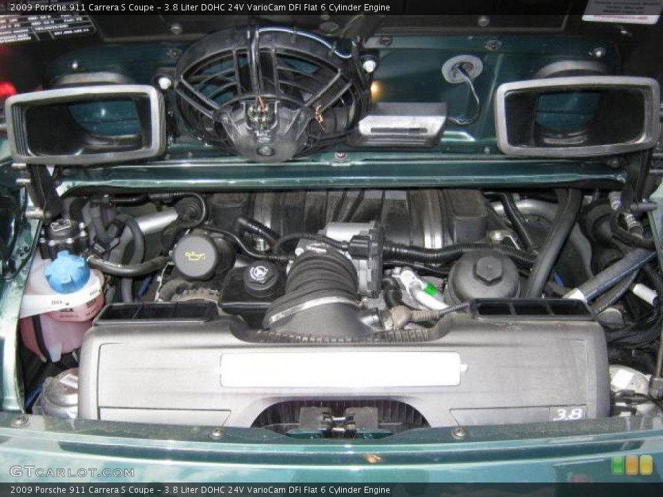 3.8 Liter DOHC 24V VarioCam DFI Flat 6 Cylinder Engine for the 2009 Porsche 911 #15175989