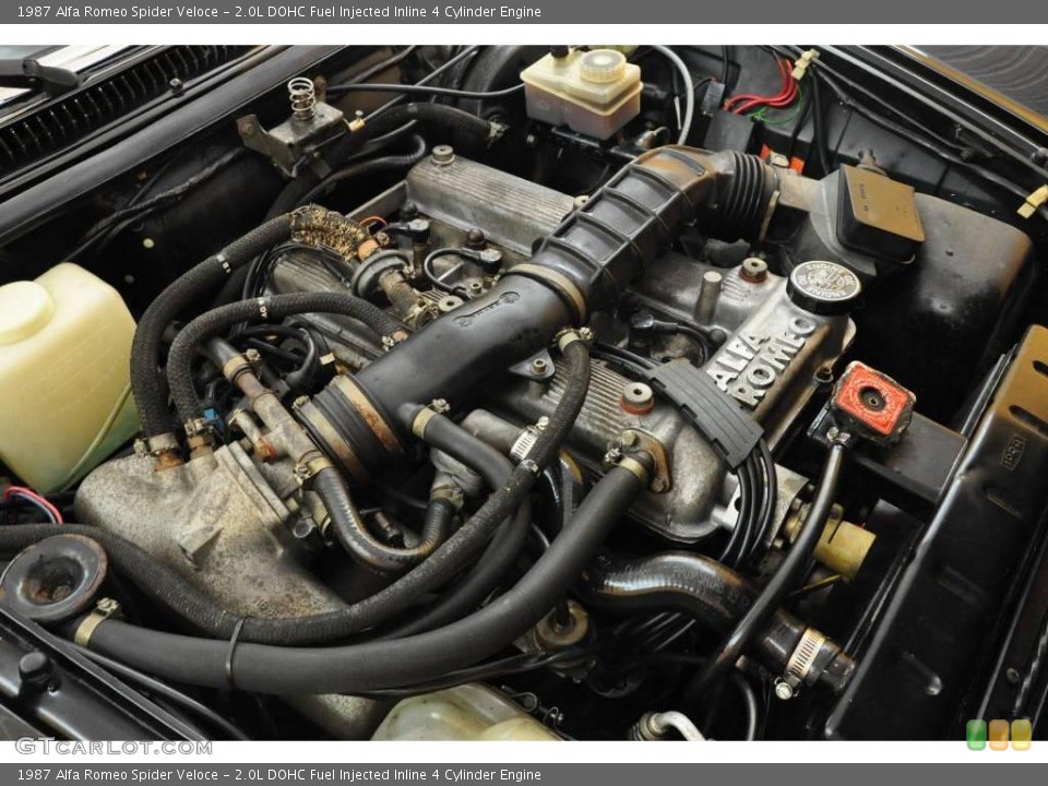 2.0L DOHC Fuel Injected Inline 4 Cylinder Engine for the 1987 Alfa Romeo Spider #15212387