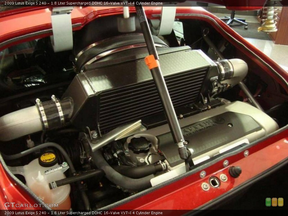 1.8 Liter Supercharged DOHC 16-Valve VVT-I 4 Cylinder 2009 Lotus Exige Engine