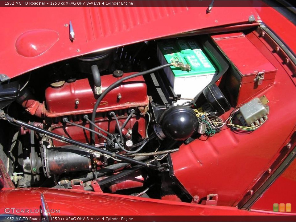 1250 cc XPAG OHV 8-Valve 4 Cylinder Engine for the 1952 MG TD #15661994