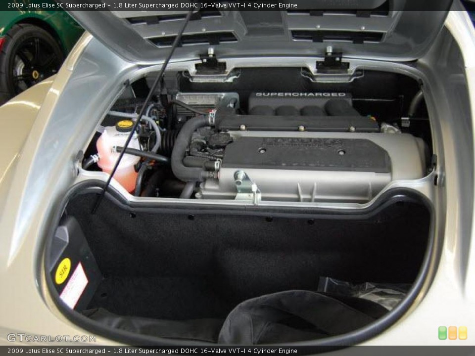 1.8 Liter Supercharged DOHC 16-Valve VVT-I 4 Cylinder 2009 Lotus Elise Engine