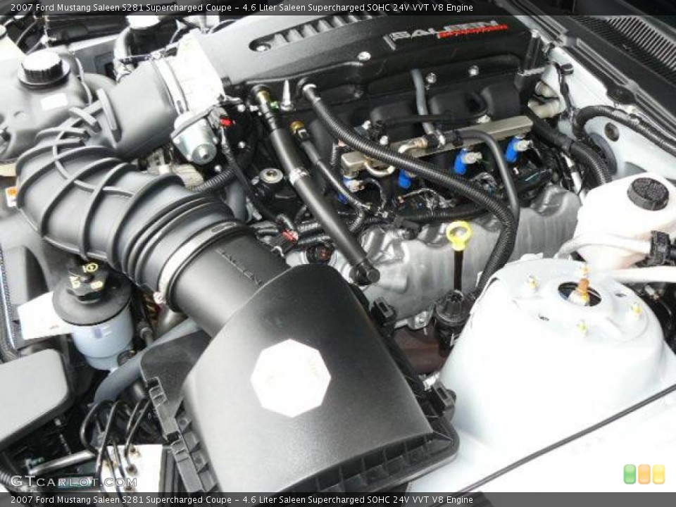 4.6 Liter Saleen Supercharged SOHC 24V VVT V8 Engine for the 2007 Ford Mustang #1579444