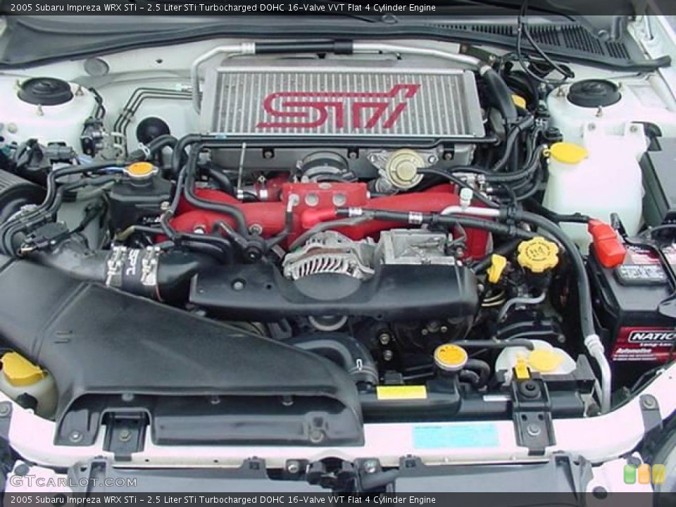 2.5 Liter STi Turbocharged DOHC 16Valve VVT Flat 4