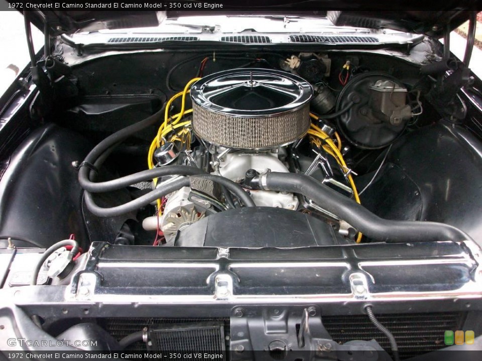 350 cid V8 1972 Chevrolet El Camino Engine
