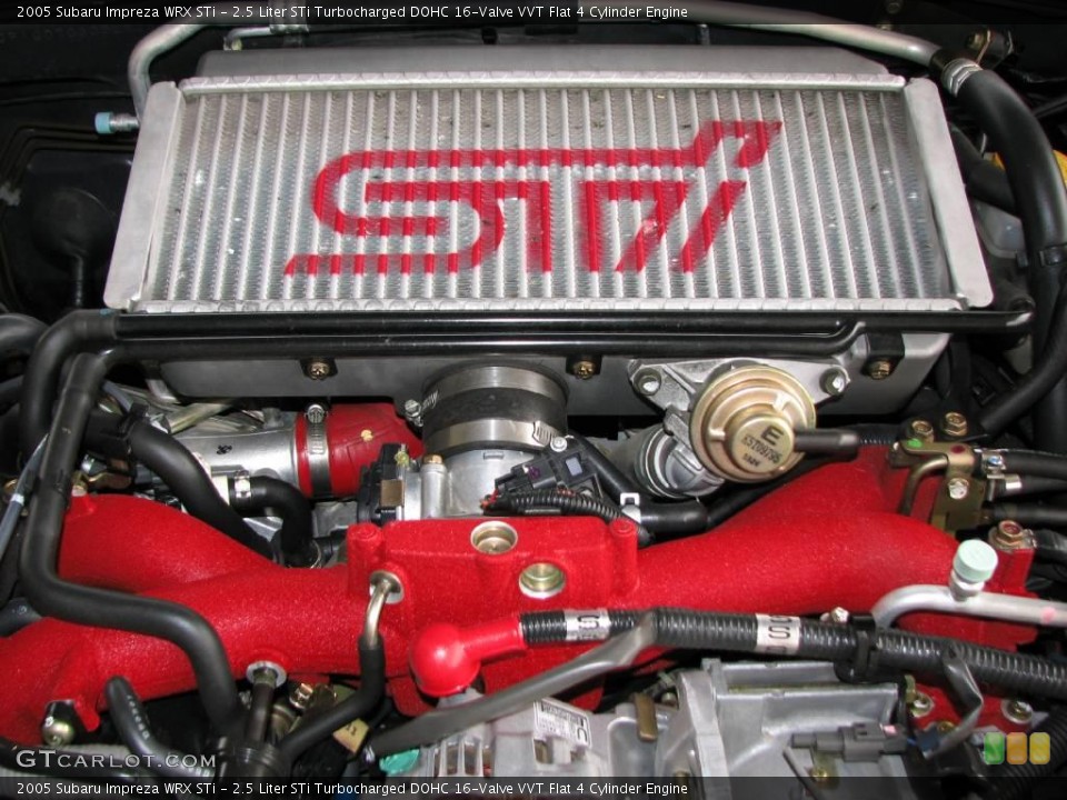 2.5 Liter STi Turbocharged DOHC 16-Valve VVT Flat 4 Cylinder Engine for the 2005 Subaru Impreza #1598964