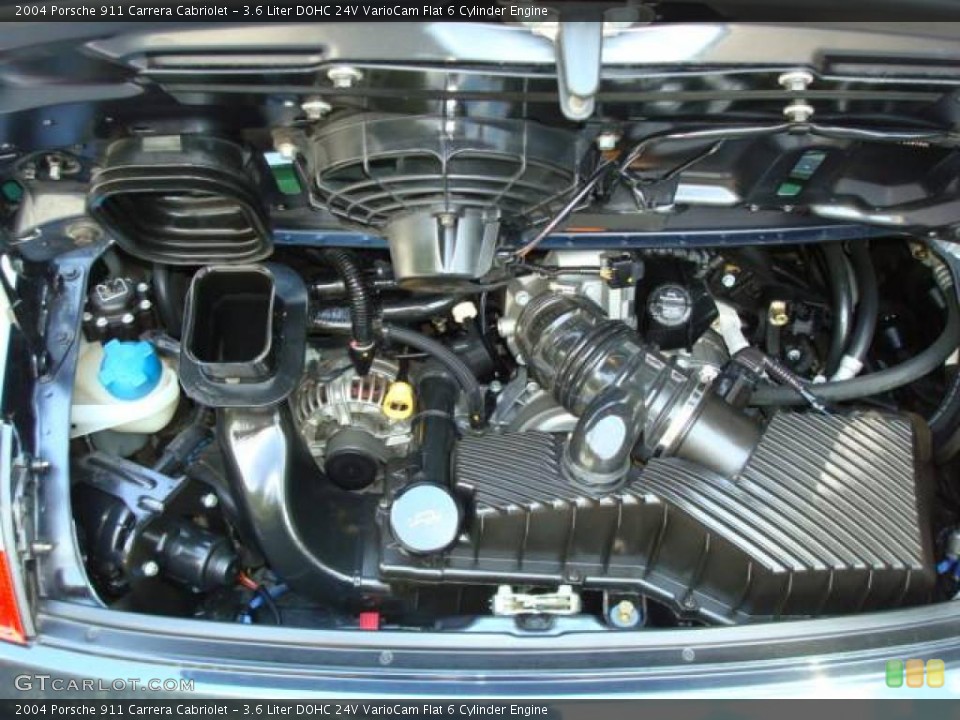 3.6 Liter DOHC 24V VarioCam Flat 6 Cylinder Engine for the 2004 Porsche 911 #16579582