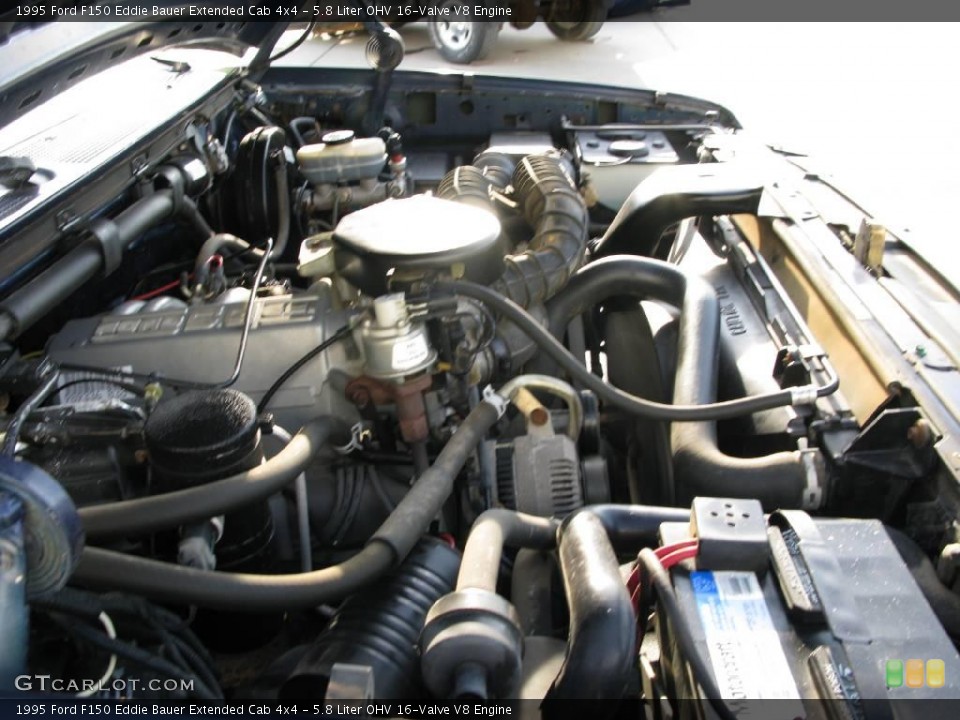 5.8 Liter OHV 16-Valve V8 Engine for the 1995 Ford F150 #16611540