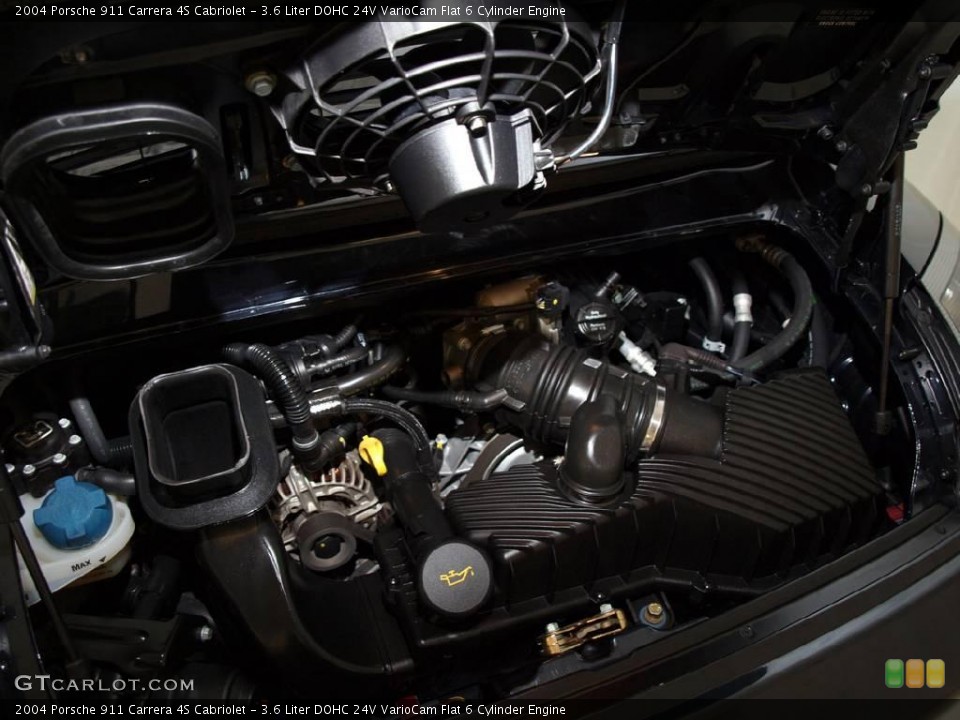 3.6 Liter DOHC 24V VarioCam Flat 6 Cylinder Engine for the 2004 Porsche 911 #17649094