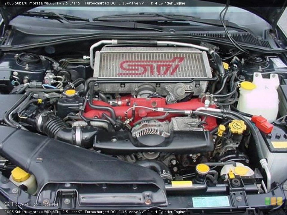 2.5 Liter STi Turbocharged DOHC 16-Valve VVT Flat 4 Cylinder Engine for the 2005 Subaru Impreza #17709480
