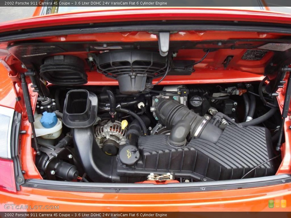 3.6 Liter DOHC 24V VarioCam Flat 6 Cylinder Engine for the 2002 Porsche 911 #17778680
