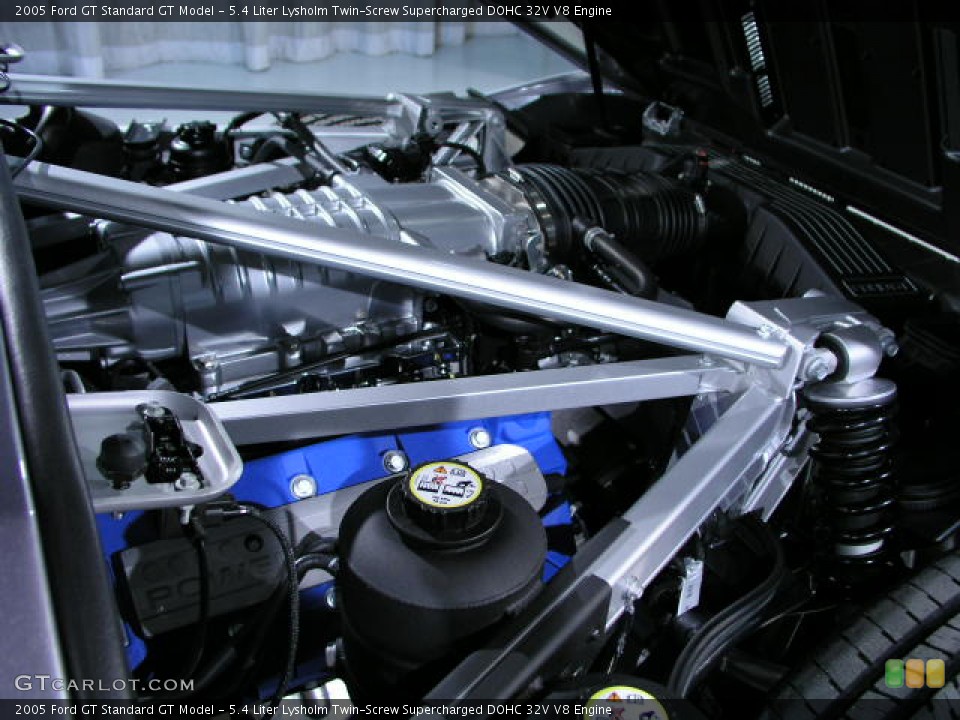 5.4 Liter Lysholm Twin-Screw Supercharged DOHC 32V V8 Engine for the 2005 Ford GT #181703