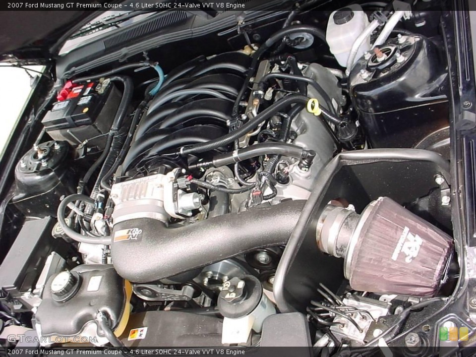 4.6 Liter SOHC 24-Valve VVT V8 Engine for the 2007 Ford Mustang #18281213