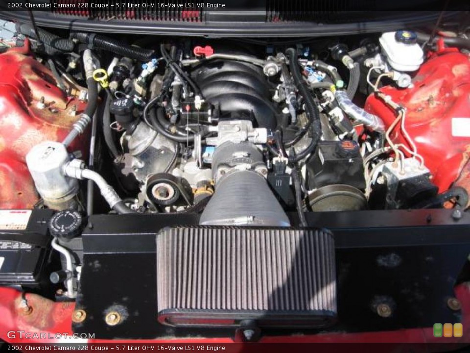 5.7 Liter OHV 16-Valve LS1 V8 Engine for the 2002 Chevrolet Camaro #18648154