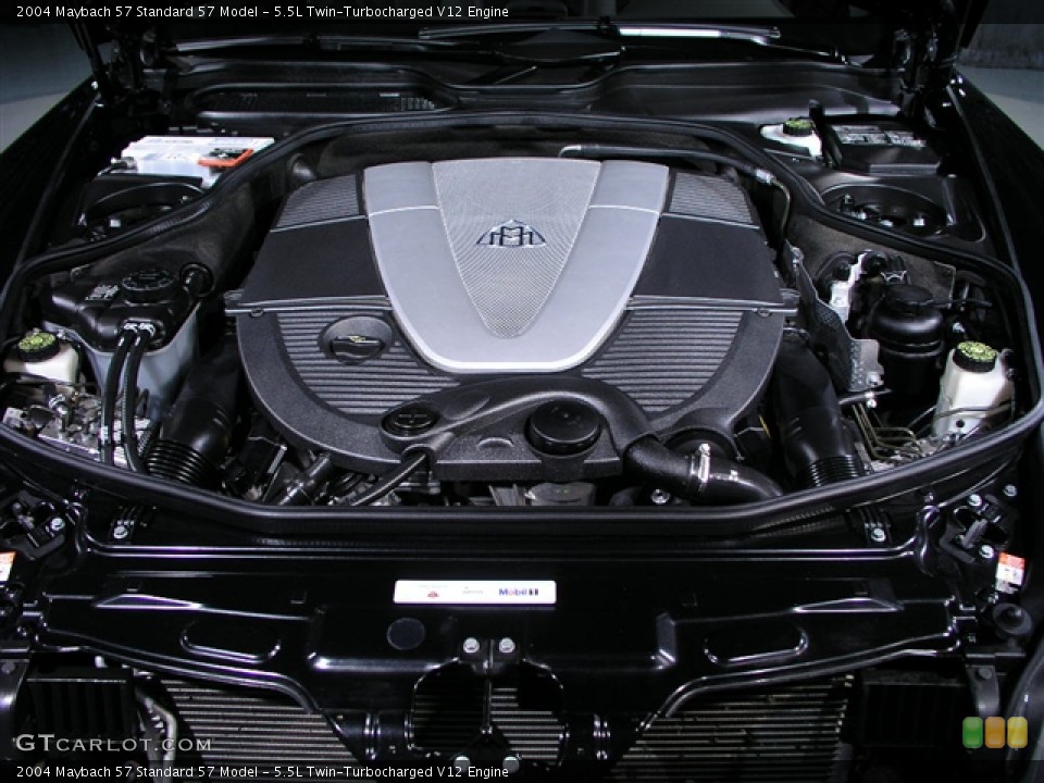 5.5L Twin-Turbocharged V12 Engine for the 2004 Maybach 57 #189455