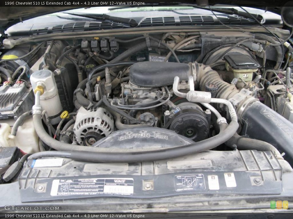 4.3 Liter OHV 12-Valve V6 Engine for the 1996 Chevrolet S10 #19117954