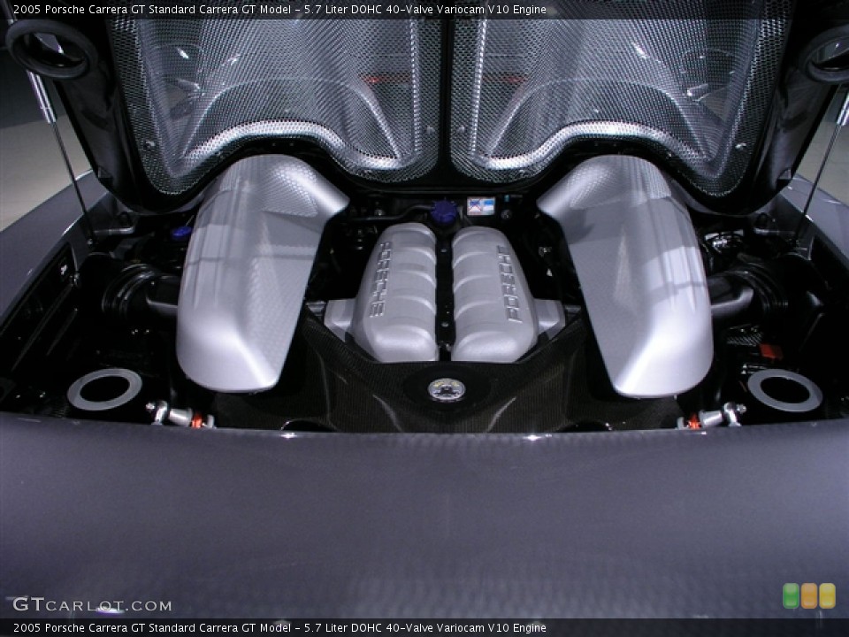 5.7 Liter DOHC 40-Valve Variocam V10 Engine for the 2005 Porsche Carrera GT #191263