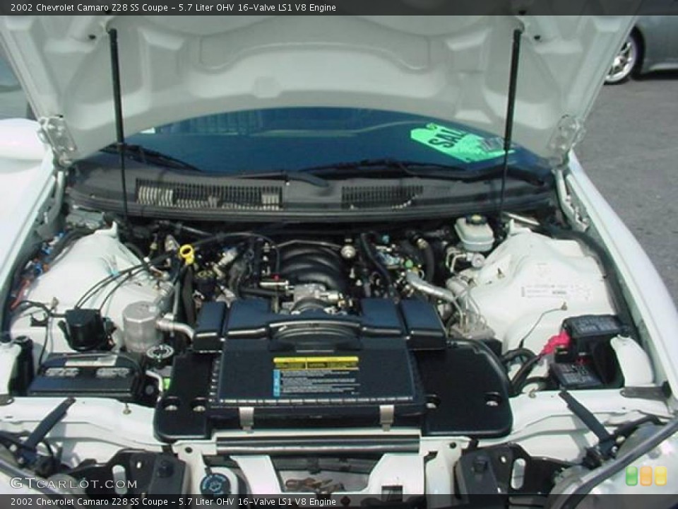 5.7 Liter OHV 16-Valve LS1 V8 Engine for the 2002 Chevrolet Camaro #19292394