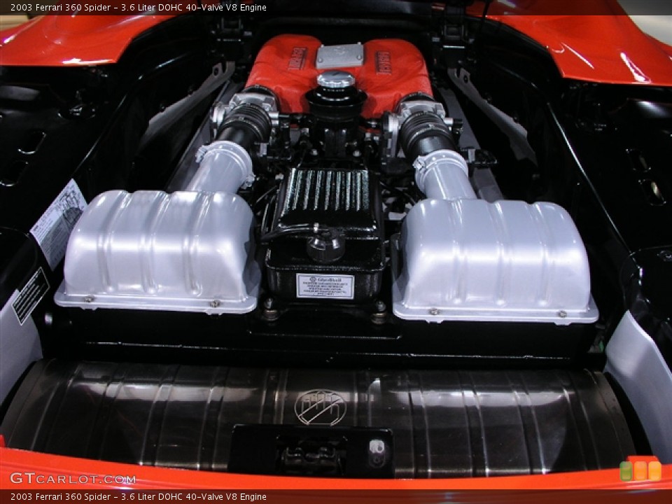 3.6 Liter DOHC 40-Valve V8 Engine for the 2003 Ferrari 360 #195631