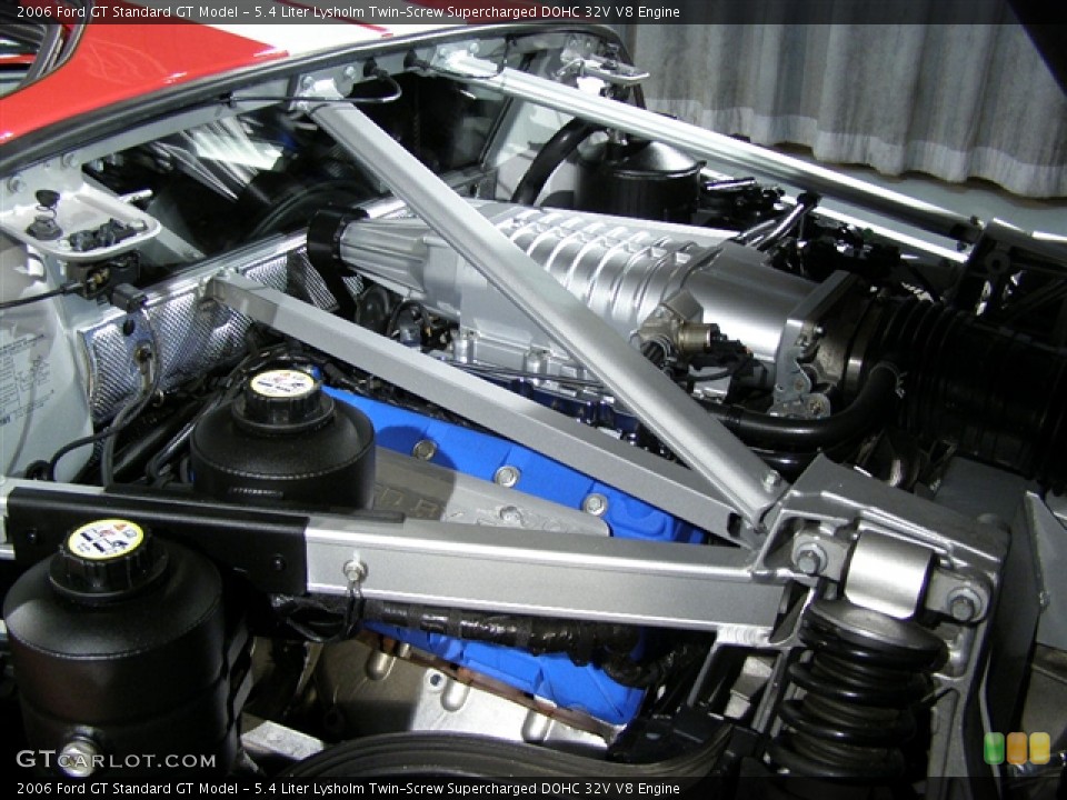 5.4 Liter Lysholm Twin-Screw Supercharged DOHC 32V V8 Engine for the 2006 Ford GT #197440